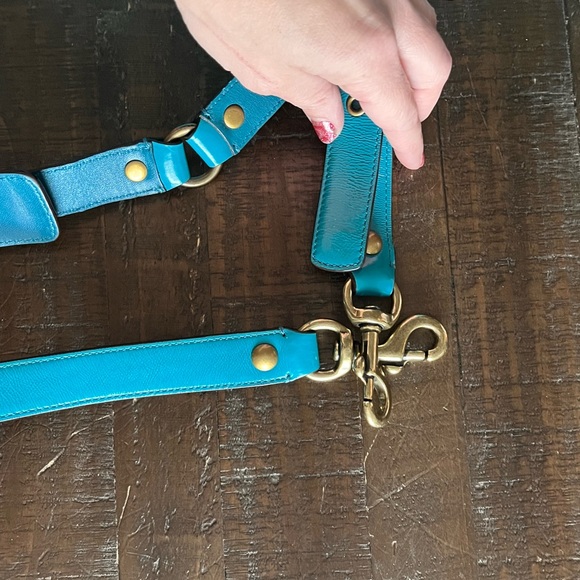 COACH Limited Edition FRANCINE TURQUOISE LEGACY TOTE BAG - Picture 3 of 15